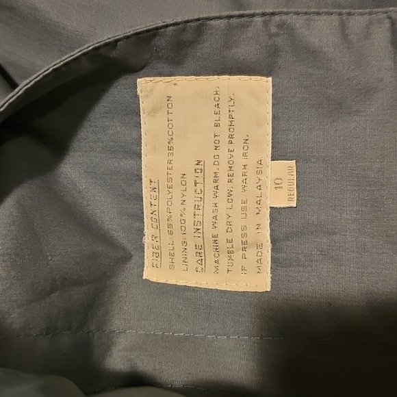 Misty Harbor vintage button-down light-weight short trench coat Size 10 - Picture 8 of 8